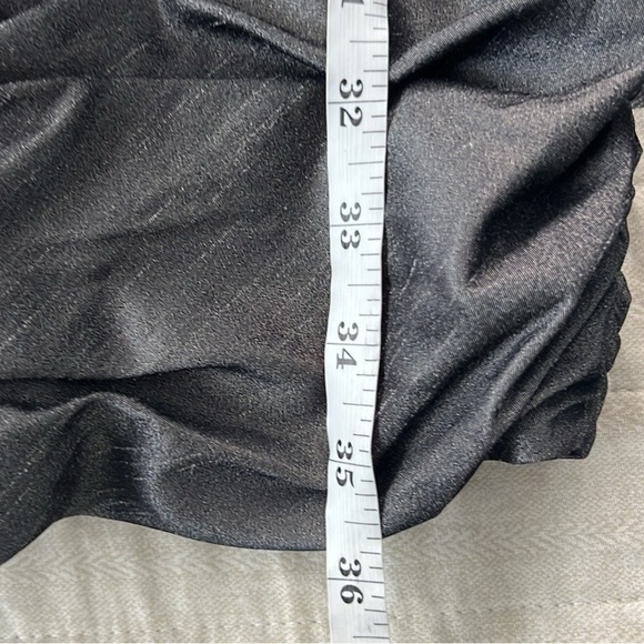 Jackie Jon,NY,Shimmering Silver, Instantly Slimming,Ruched Cocktail Dress,Size 4 - Picture 11 of 11